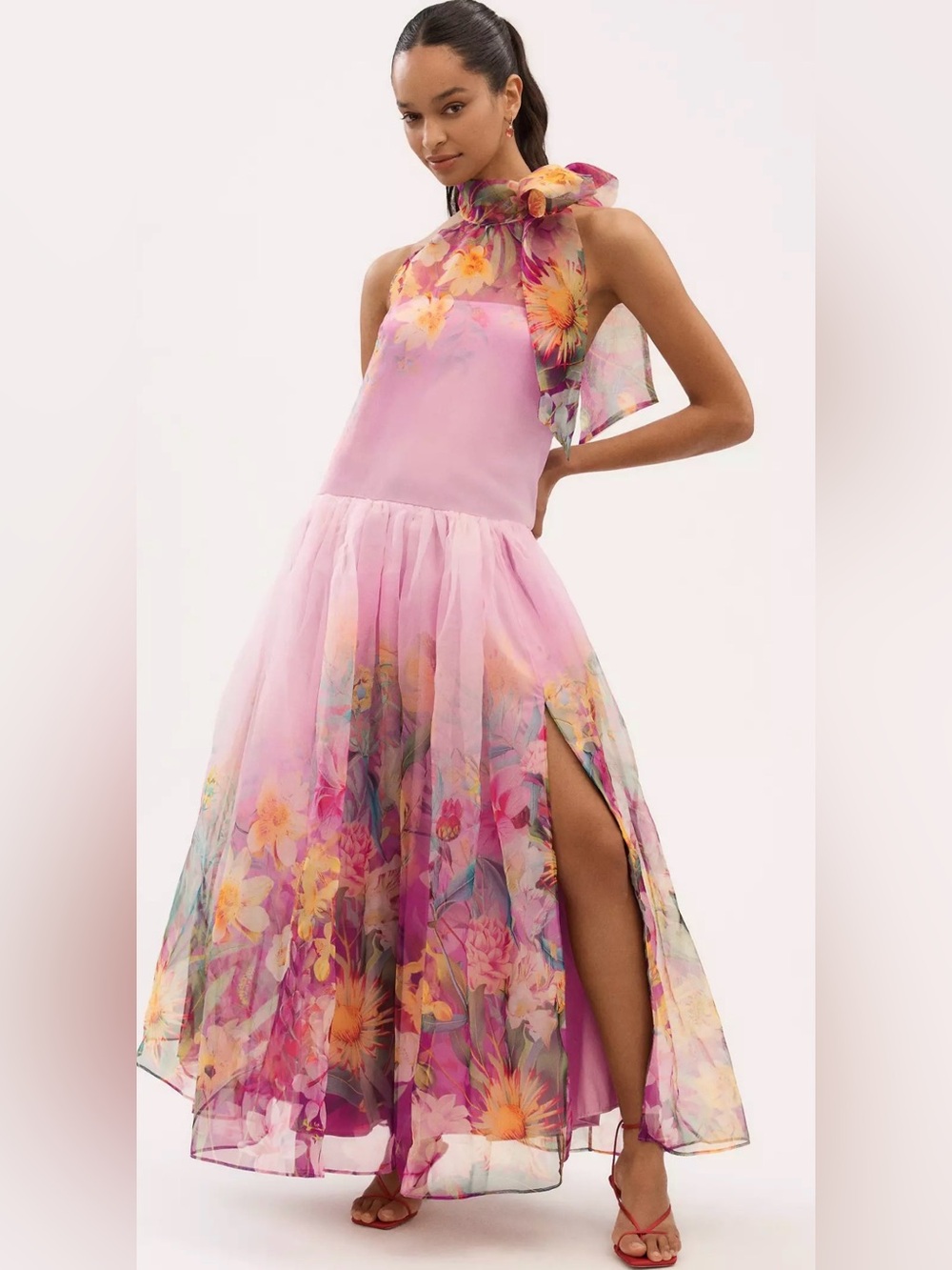 Anthropologie BHLDN Kendall Floral Maxi Dress